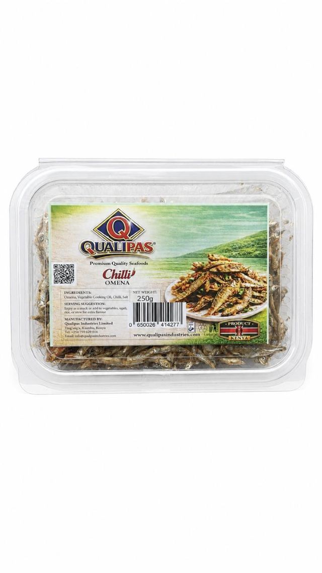 Qualipas Chilli Fried Omena 250g