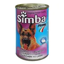Simba Lamb Dog Food 415G
