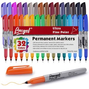 Superfine Permanent Markers Assrtd