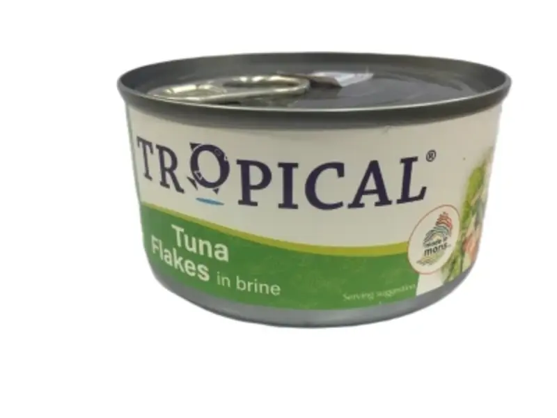 Tropical Tuna Flakes In Brine 170G