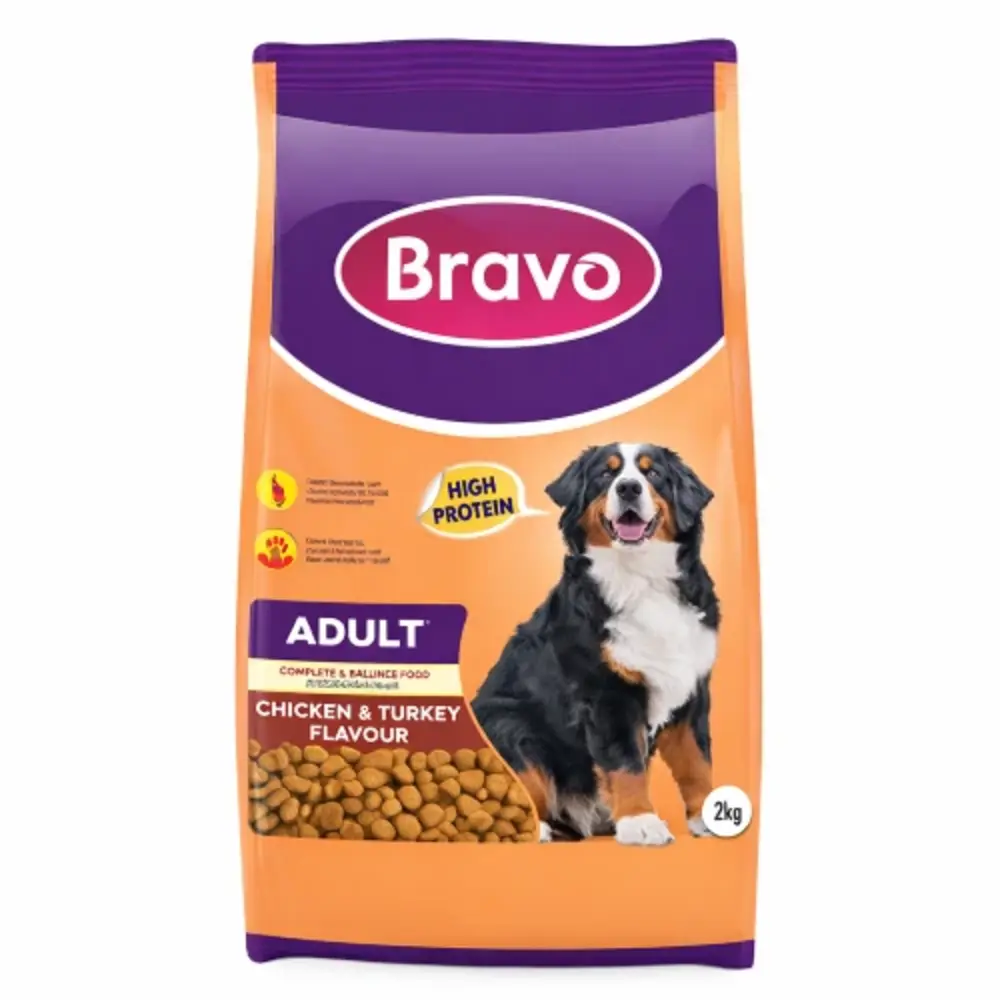 Bravo Chicken  Turkey Dog Food 2Kg