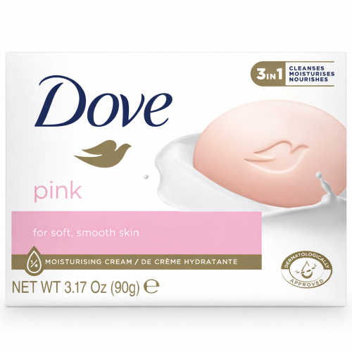 Dove Pink Bar Soap 360G 4x90G