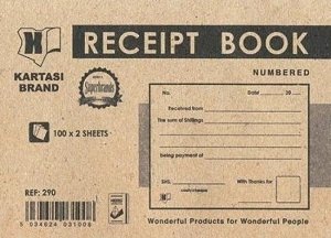 Economic Receipt Bk Numbered