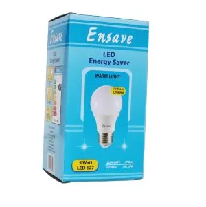 Ensave Led Bulb 5W E27 Ww