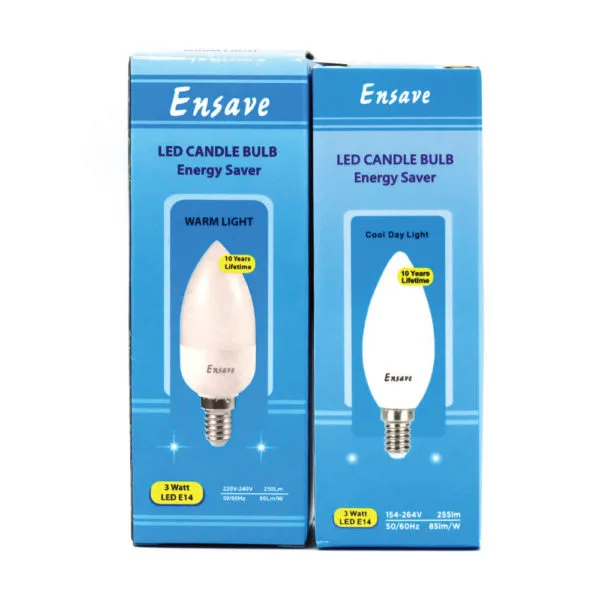 Ensave Led Candle 3W E27 C-Day Light