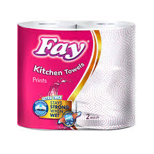 Fay Kitchen Towels Pink 2Pack