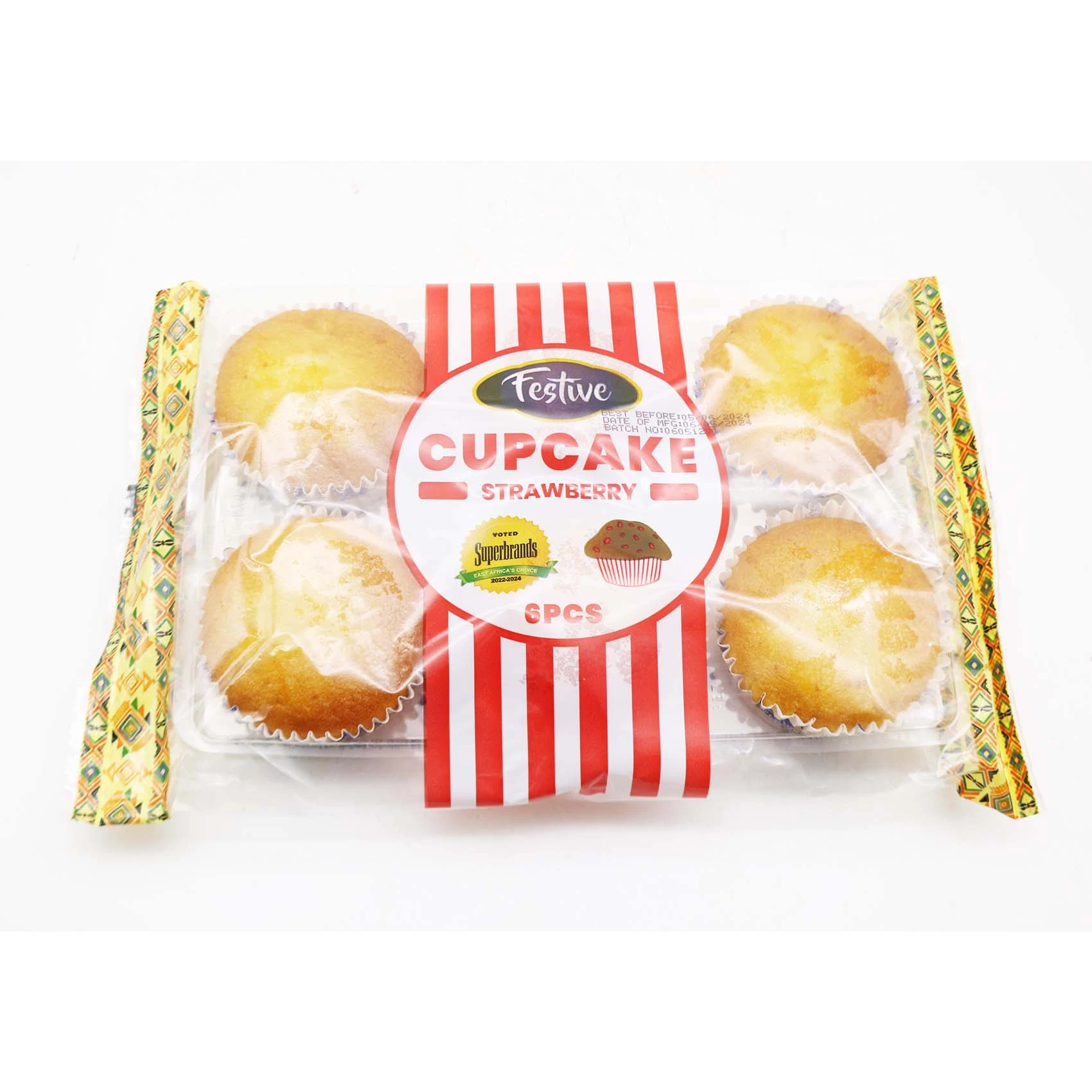 Festive Strawberry Queen Cake 250g 6Pc