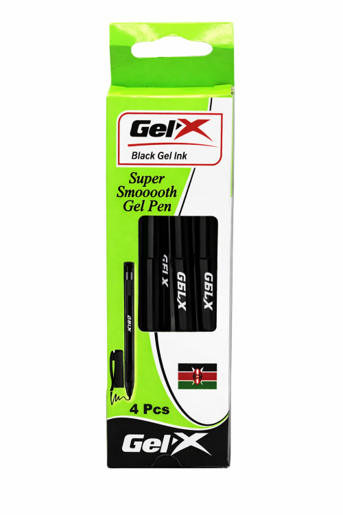 Gelx Black Pen 4Pc