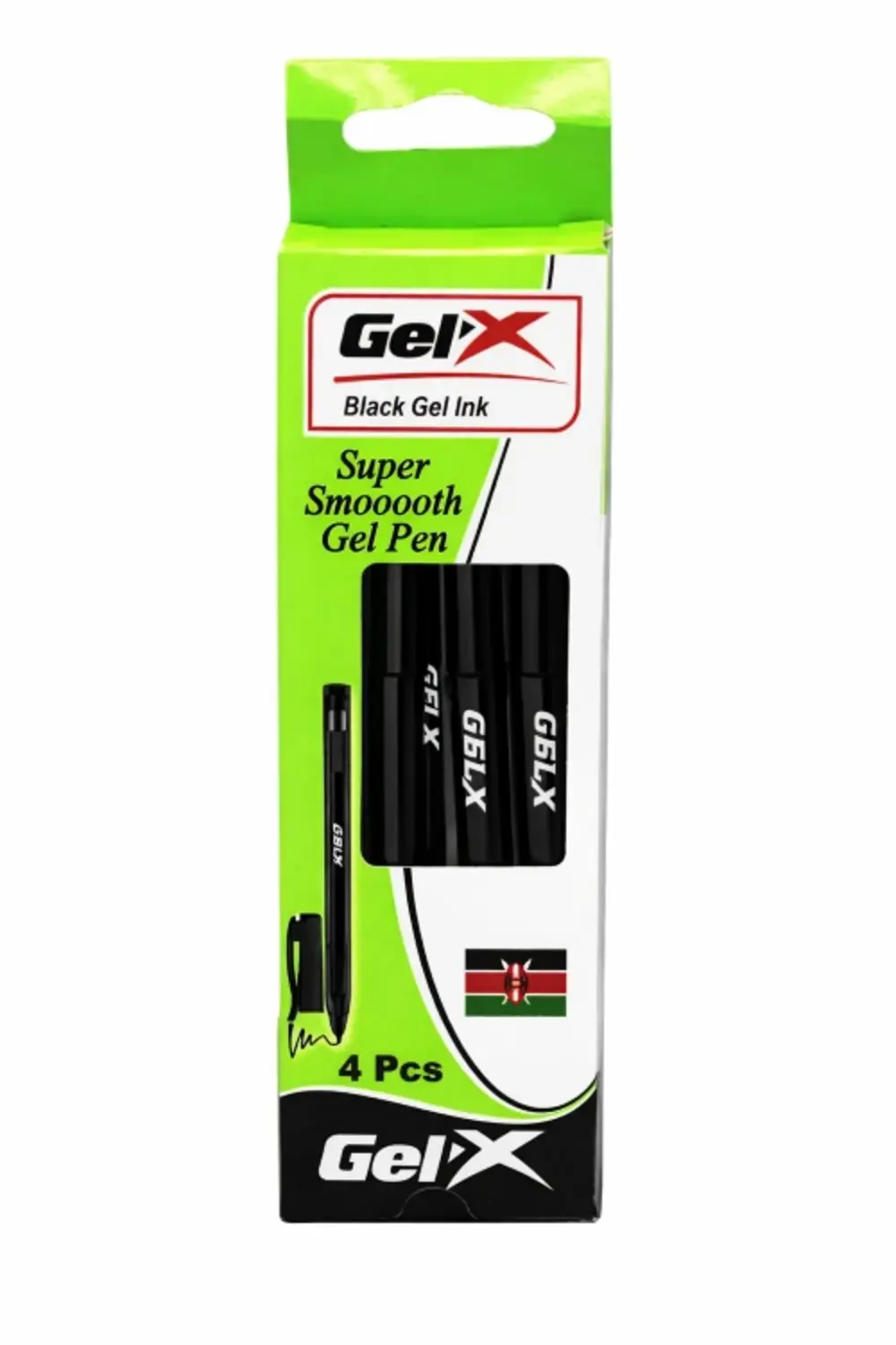 Gelx Black Pen 4Pc