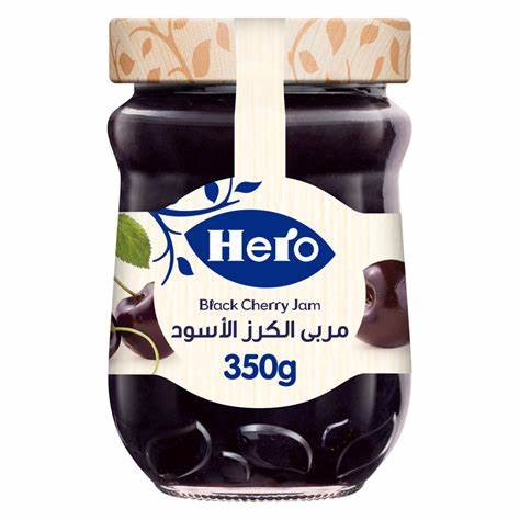 Hero Black Cherry Jam 350G