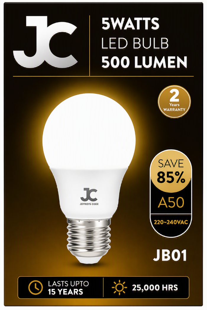 Jefreys Led Bulb 5W E27 Jb01