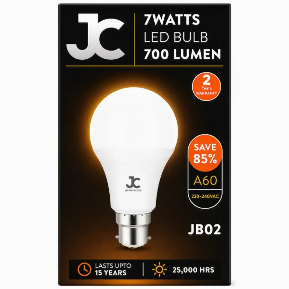 Jefreys Led Intell Bulb 7W B22