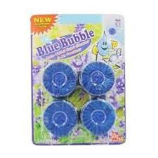 Blue Bubble Toilet Block Lavender 50g 4 Pieces