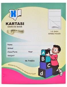 Kartasi Ex.Bk Manilla 1/2 96P Sq