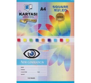 Kartasi Ex.Bk Manilla 120P Sq