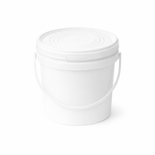 Kenpoly Bucket -25 W-Lid White F-B