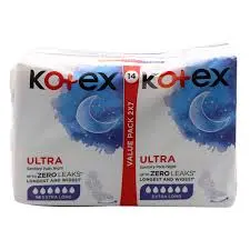 kotex ultrathin nightduos 16 s