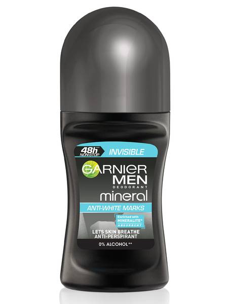 Garnier Invisible Anti-White Roll-On Men 50 Ml
