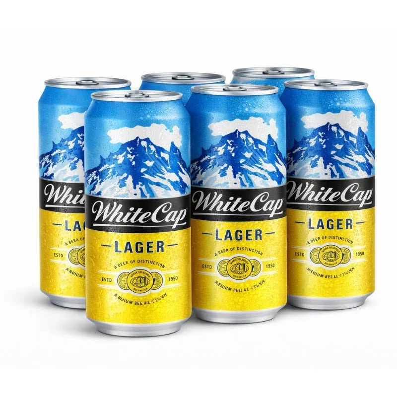 White Cap Can 500Ml Pack of 6