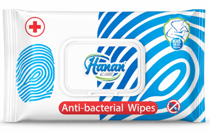 Hannan Anti-Bacterial Wipes 80s