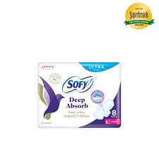Sofy Ultra Thin Sanitary Pads Long 8'S