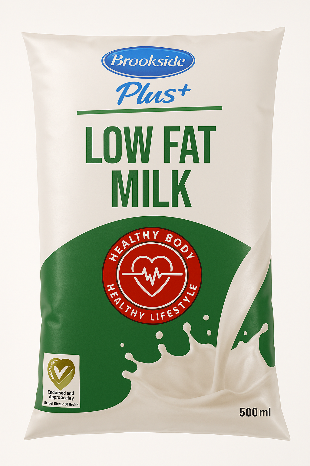 Brookside Plus Low Fat Milk 500Ml