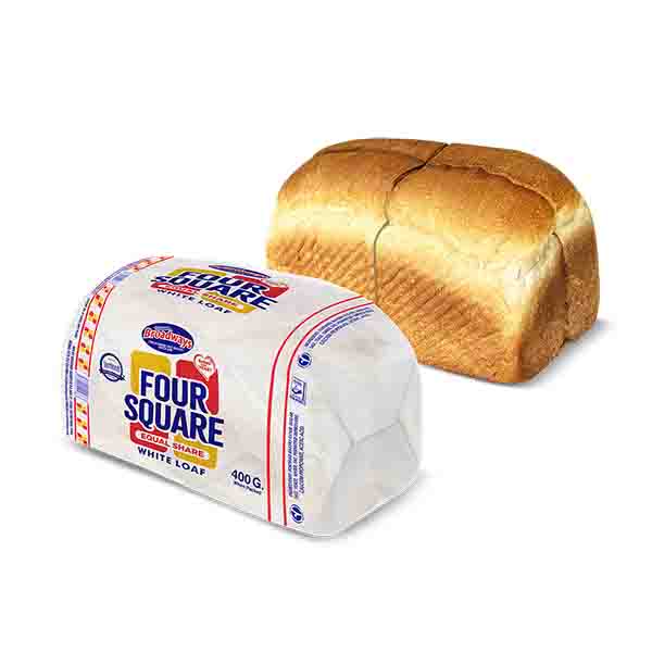 Broadways Four Square Bread 4Pcs 400G