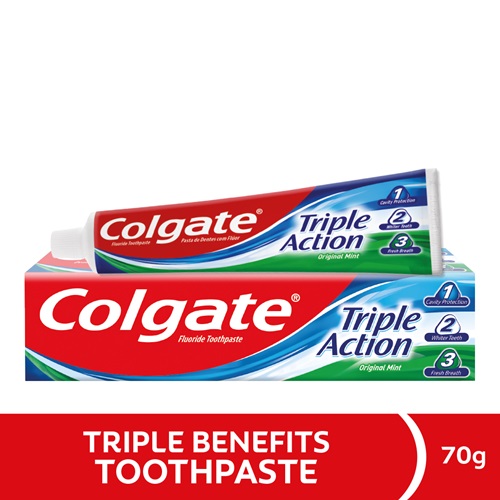Colgate Triple Action Toothpaste 70g