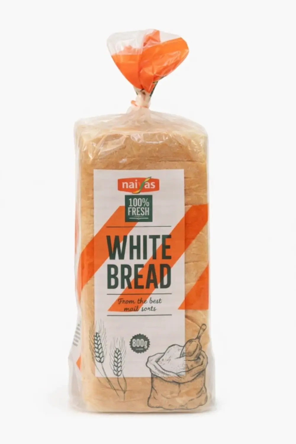 Fresh White Bread 800Gm