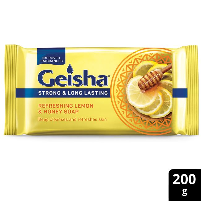 Geisha Lemon & Honey Soap 200g