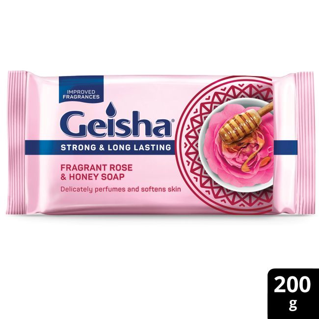 Geisha Long Lasting Soap Rose And Honey 200g