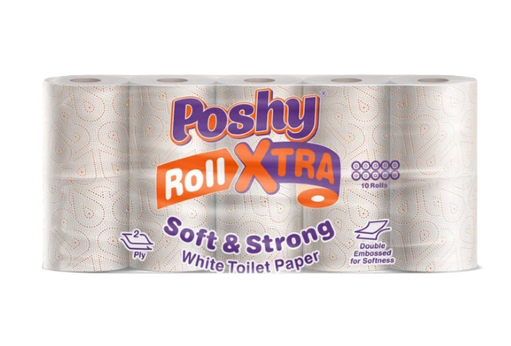 Poshy Roll Xtra 10 Pieces Colored
