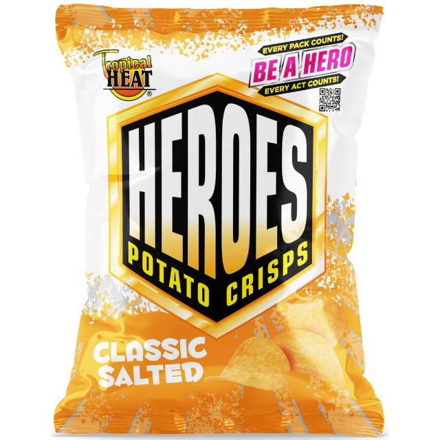Tropical Heroes Salted Crisps 40G