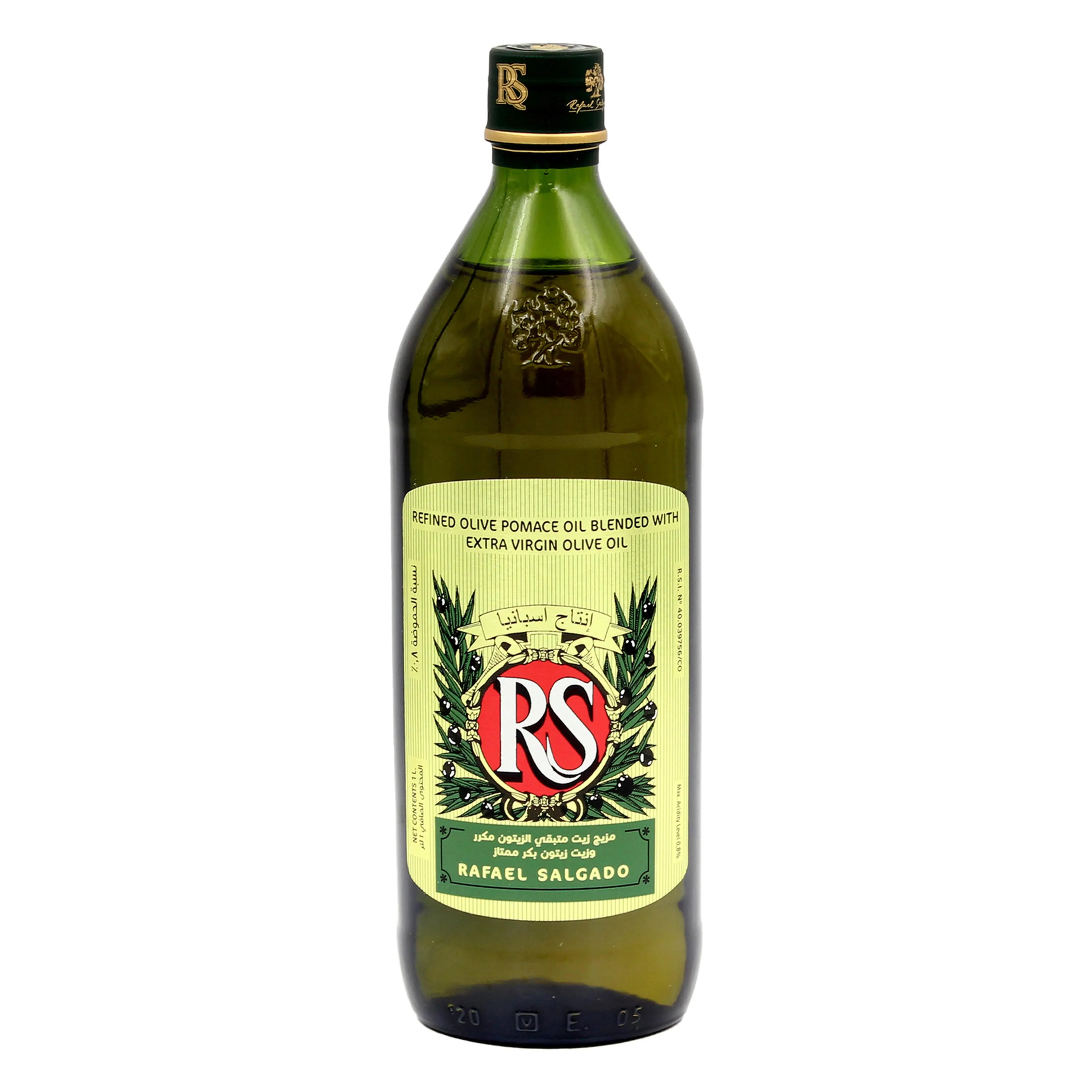 Rs Extra Virgin Olive Oil Oval 1Ltr