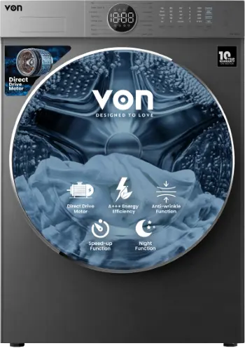 Von Washing Machine  Fl Vwd106Fddtx 10/6Kg Inox