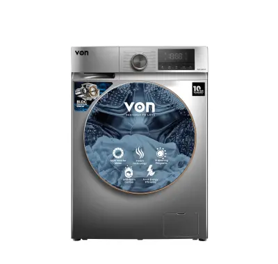 Von Washing Machine Fl Vwm08Fvts 8Kg Silver