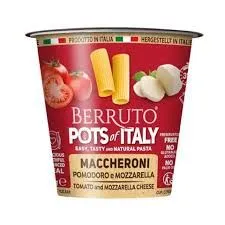 Berruto Pots Of Italy Maccaroni Tom&Mozz Pasta 70g
