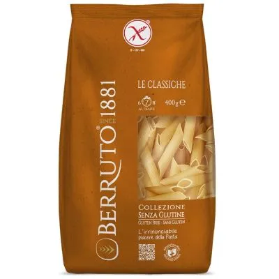 Berruto Senza Gluten Free Penne Rigate Pasta 400g