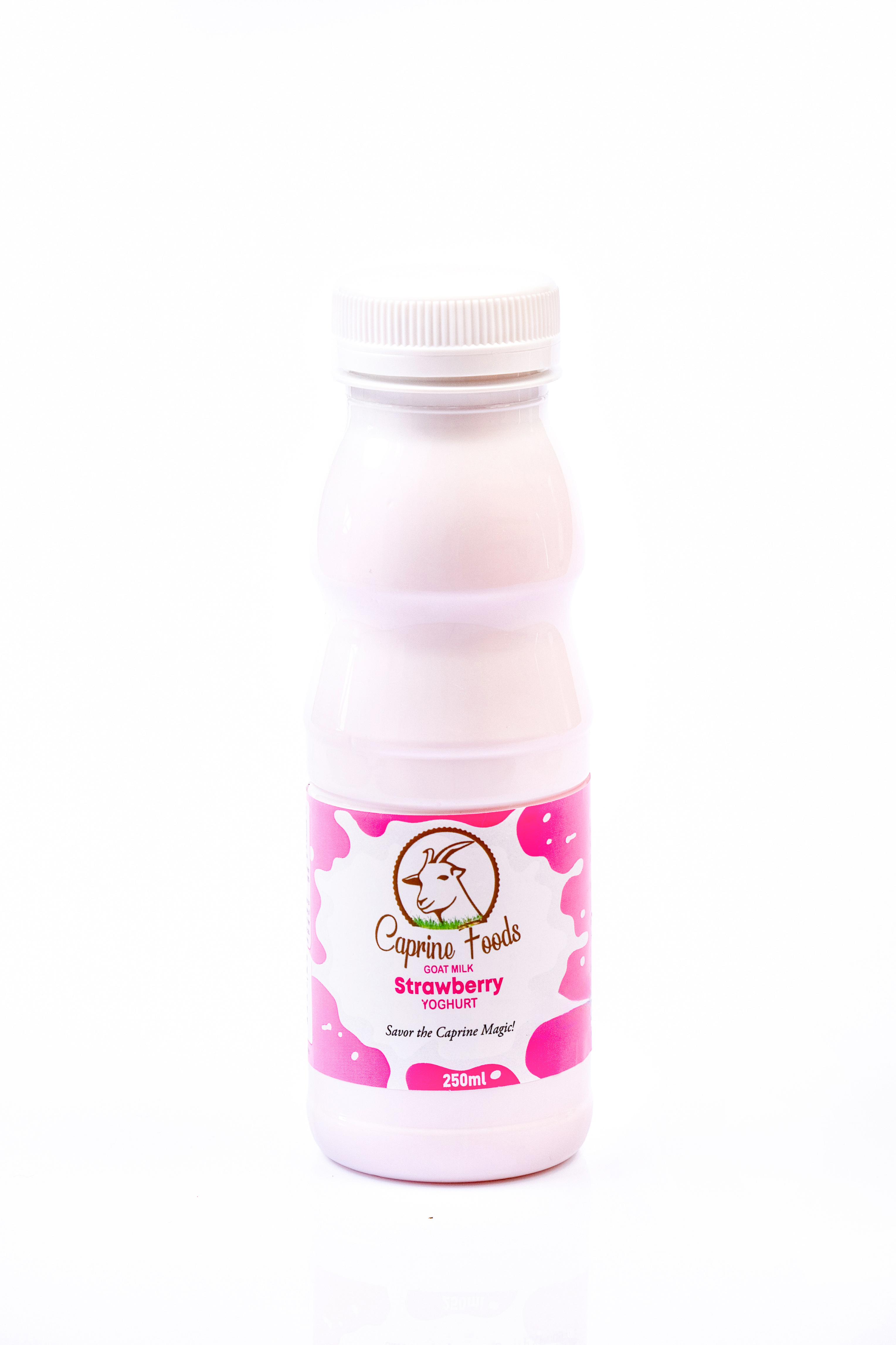 Caprine Strawberry Goat Yoghurt 250Ml