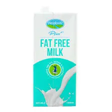 Brookside Plus Fat Free Milk 1Ltr