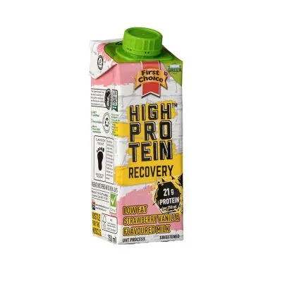 First Choice Strawberry Vanilla High Protein Milk 250ml