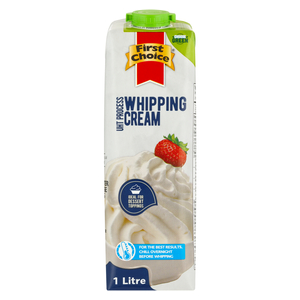 First Choice Uht Whipping Cream 1L