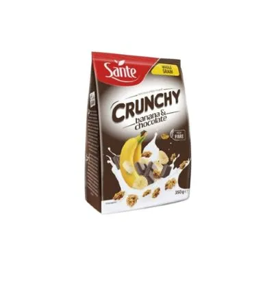 Sante Crunchy Oat Flakes Banana & Chocolate  350G