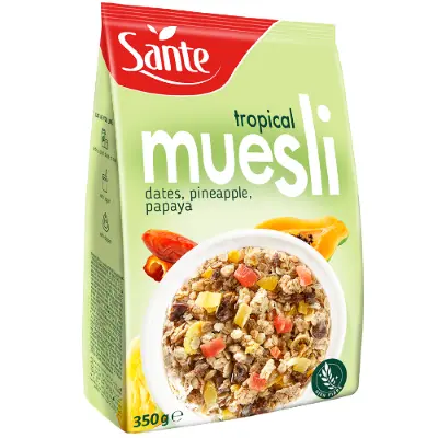 Sante Tropical Musli Cornflakes 350G