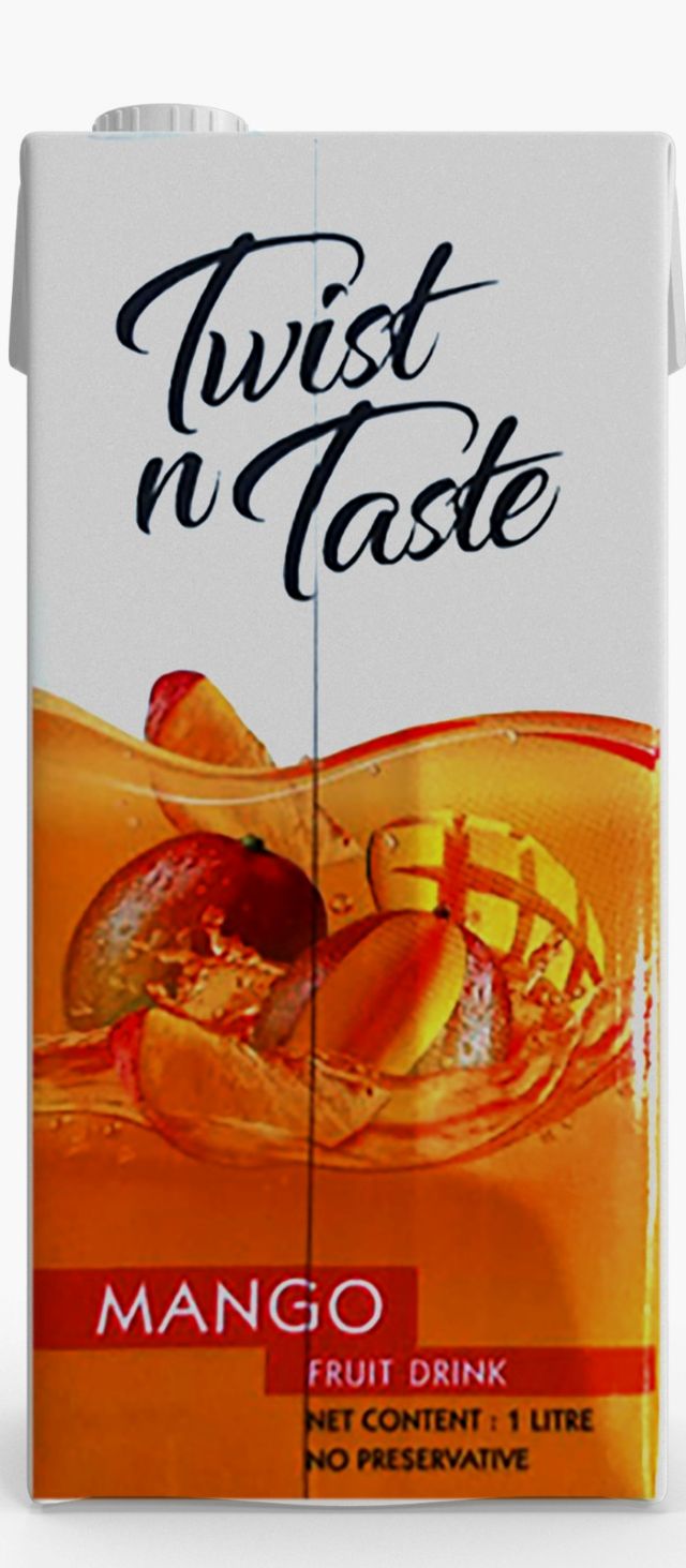 Twist And Taste Mango Fruit Drink 1Lt