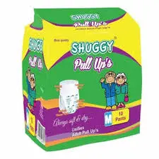 Shuggy Unisex  Adult Diapers  Medium 10'S