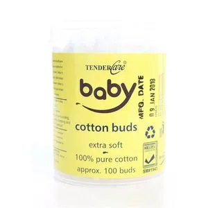 Tendercare Baby Earbud 100'S Tin