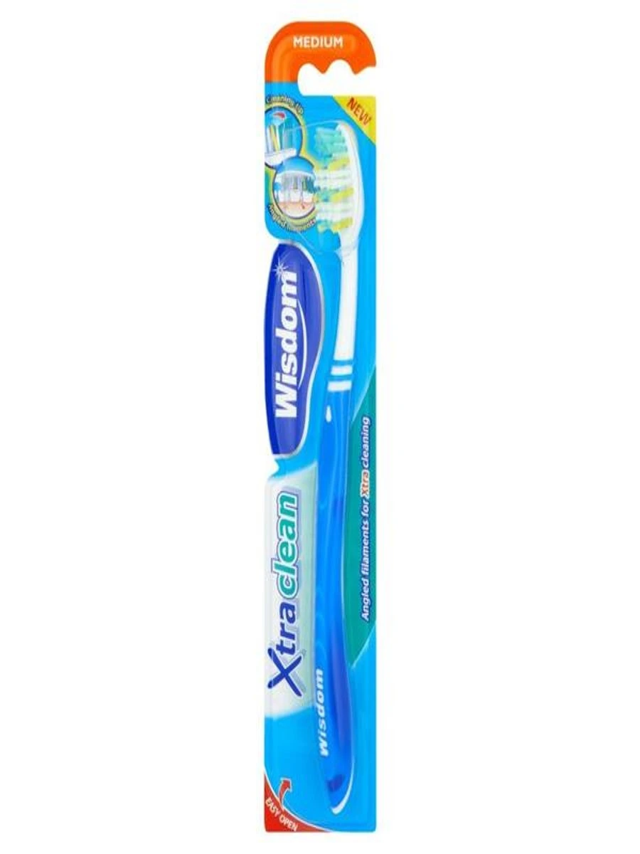 Wisdom Xtra Cleen Toothbrush Medium
