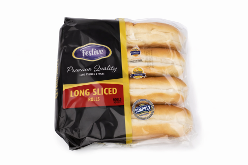 Festive Long Rolls Sliced 350g