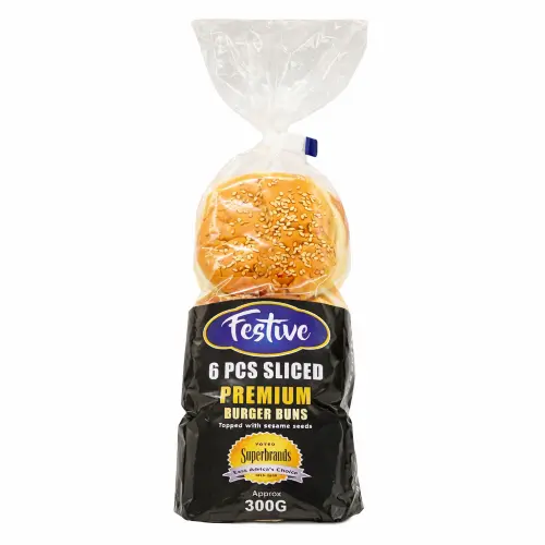 Festive Premium Sliced Burger Burn Sim 6Pc